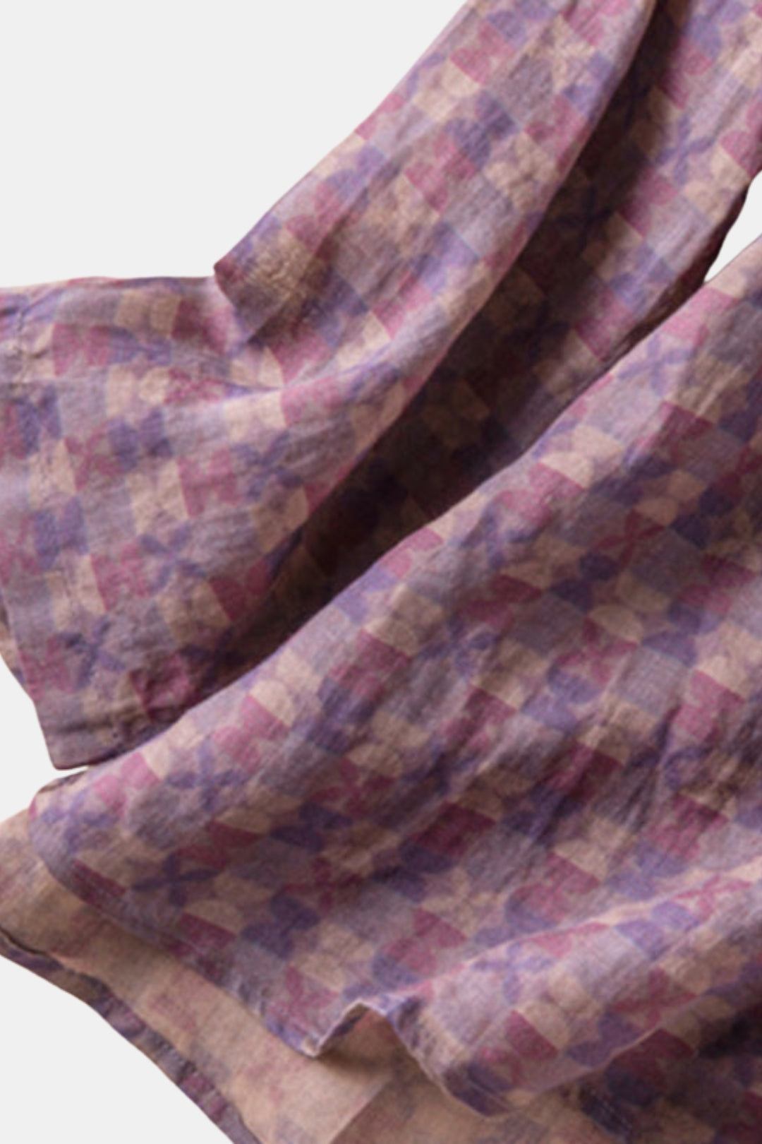 Tavirae | Printed V Neck Blouse with Long Sleeves