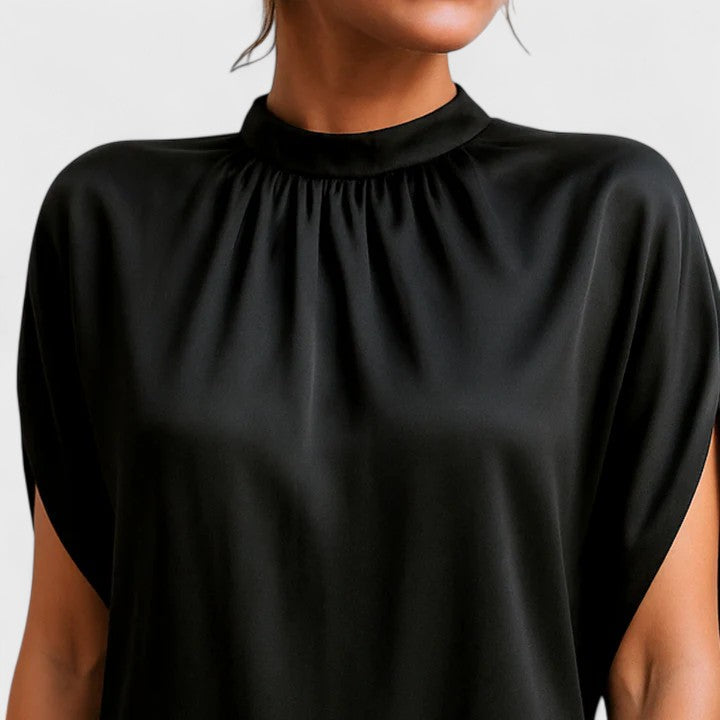 Tirielle | Elegant High Neck Shift Dress