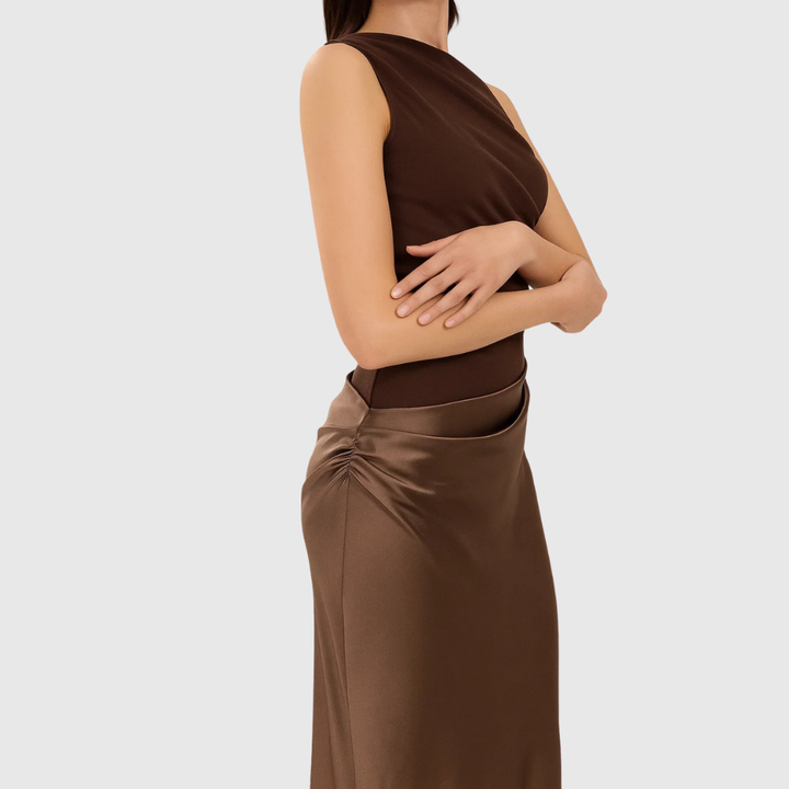 Tyzavira | Elegant One Shoulder Maxi Dress