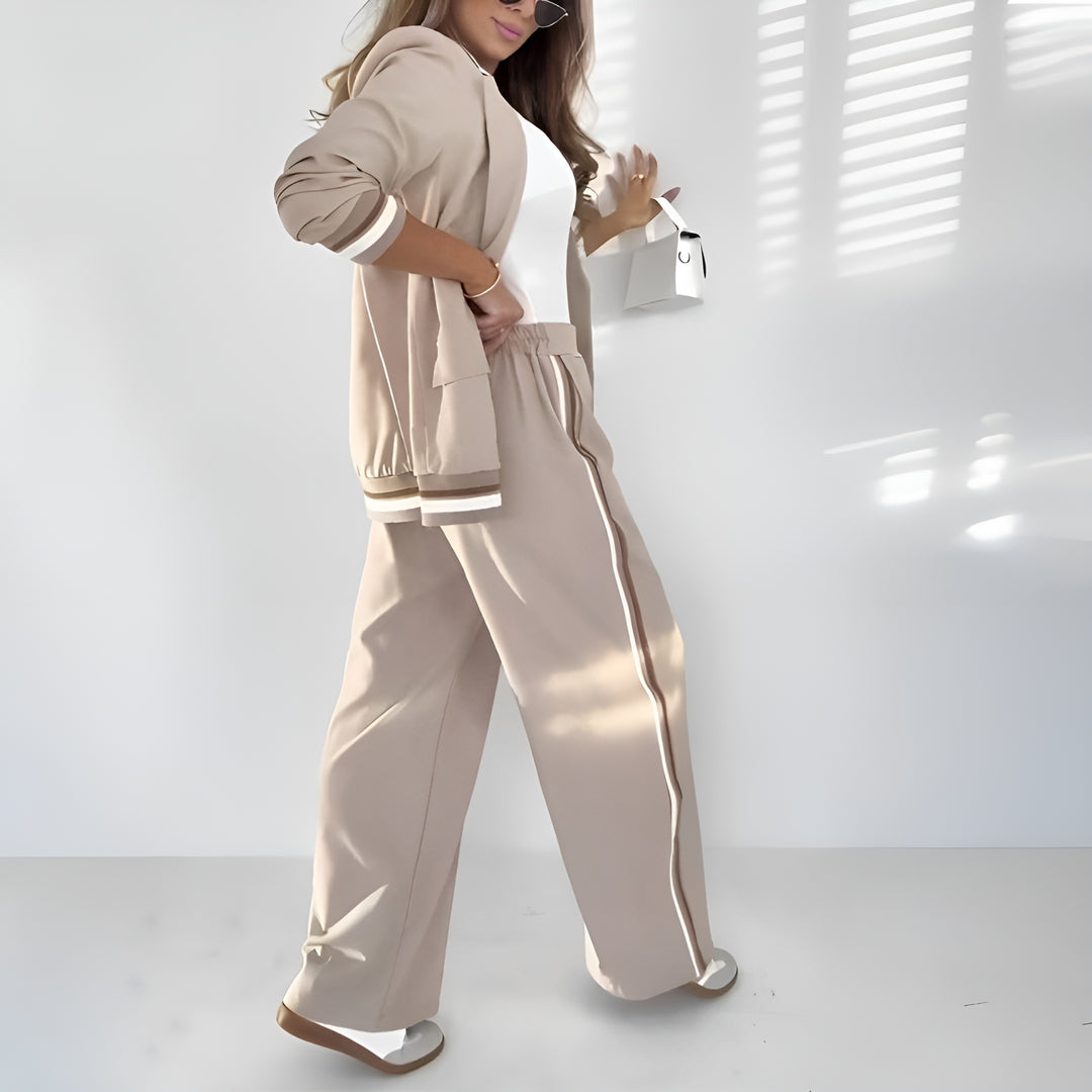 Unity | Chic Two Piece Set with Blazer and Wide Leg Pants