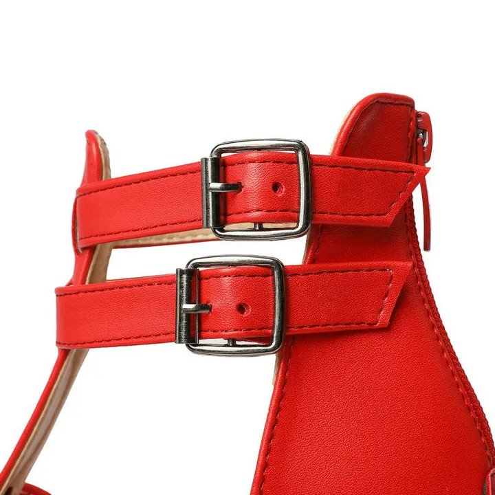 Vanessa | Platform High Heel Sandals with Strappy Design
