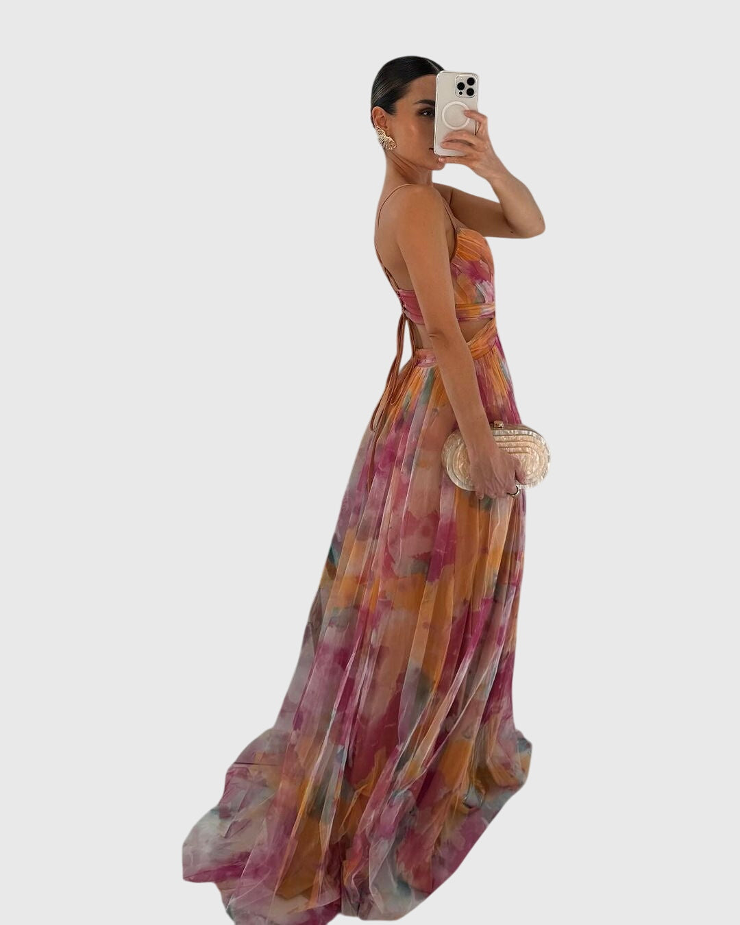 Virella | Elegant Maxi Dress with V-Neck