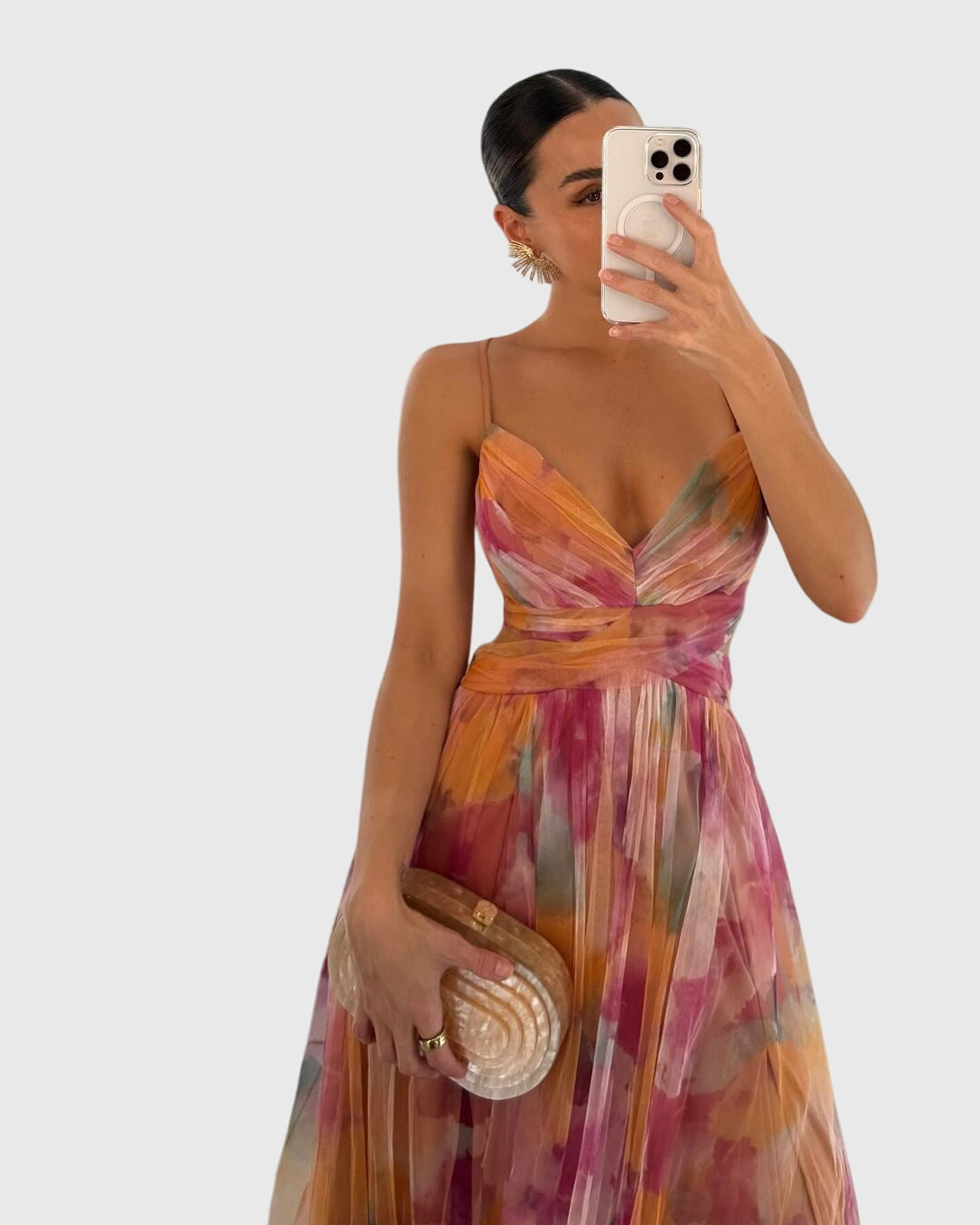 Virella | Elegant Maxi Dress with V-Neck