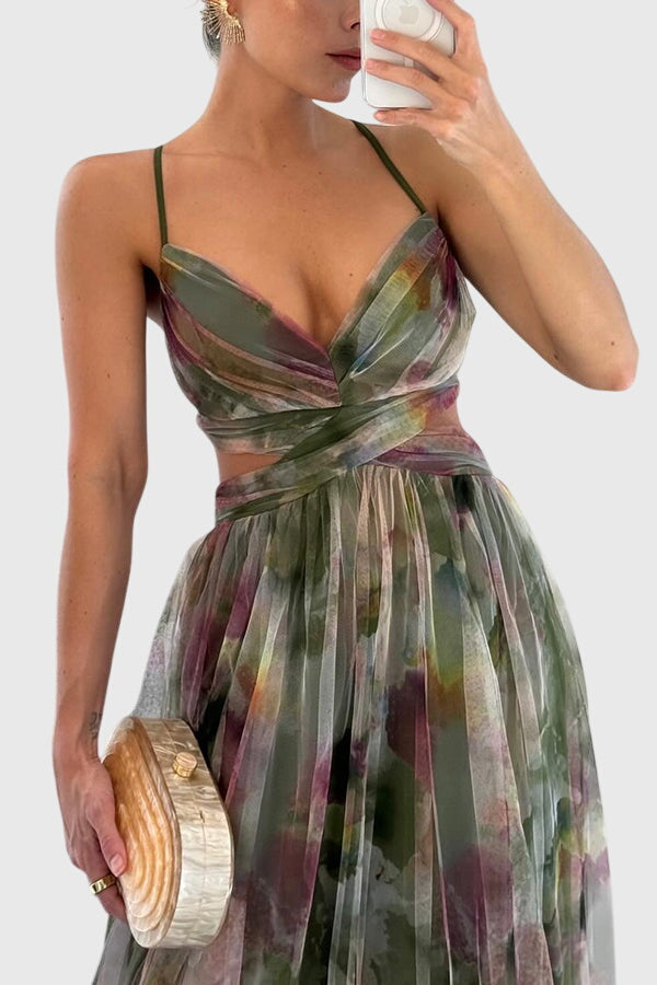 Virella | Elegant Maxi Dress with V-Neck