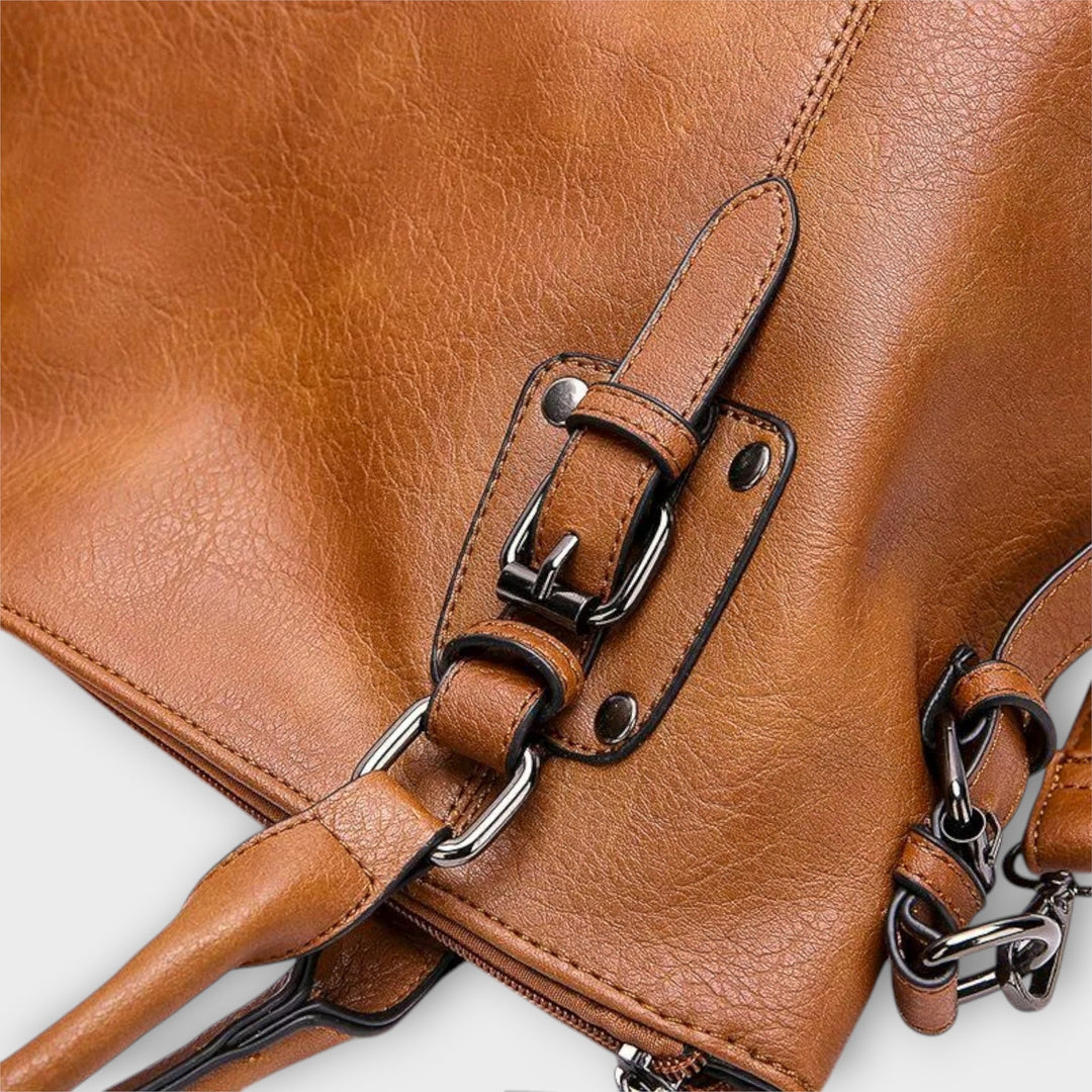 Warda | Tote Bag with Buckle Strap Detail