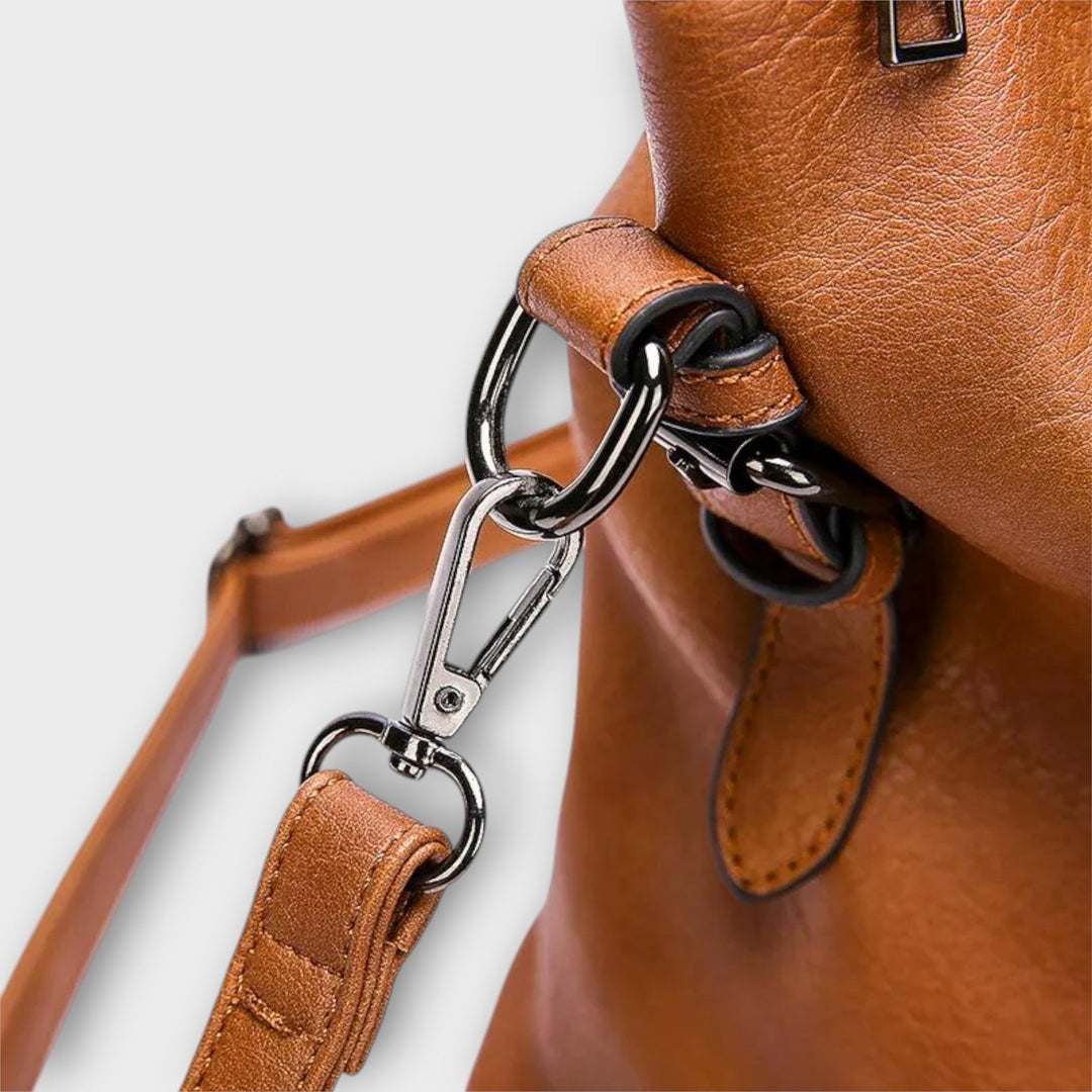 Warda | Tote Bag with Buckle Strap Detail