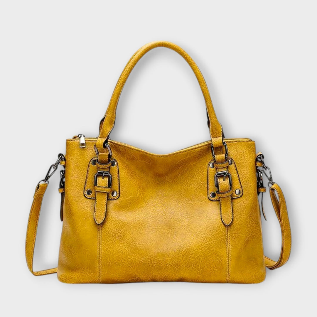 Warda | Tote Bag with Buckle Strap Detail