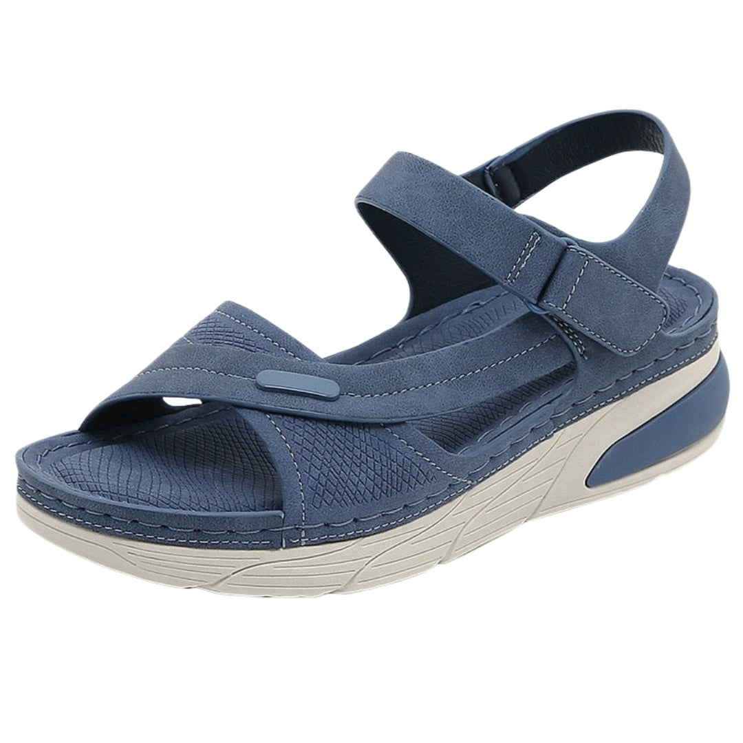 Xavia | Adjustable Strap Sandals with Contoured Sole