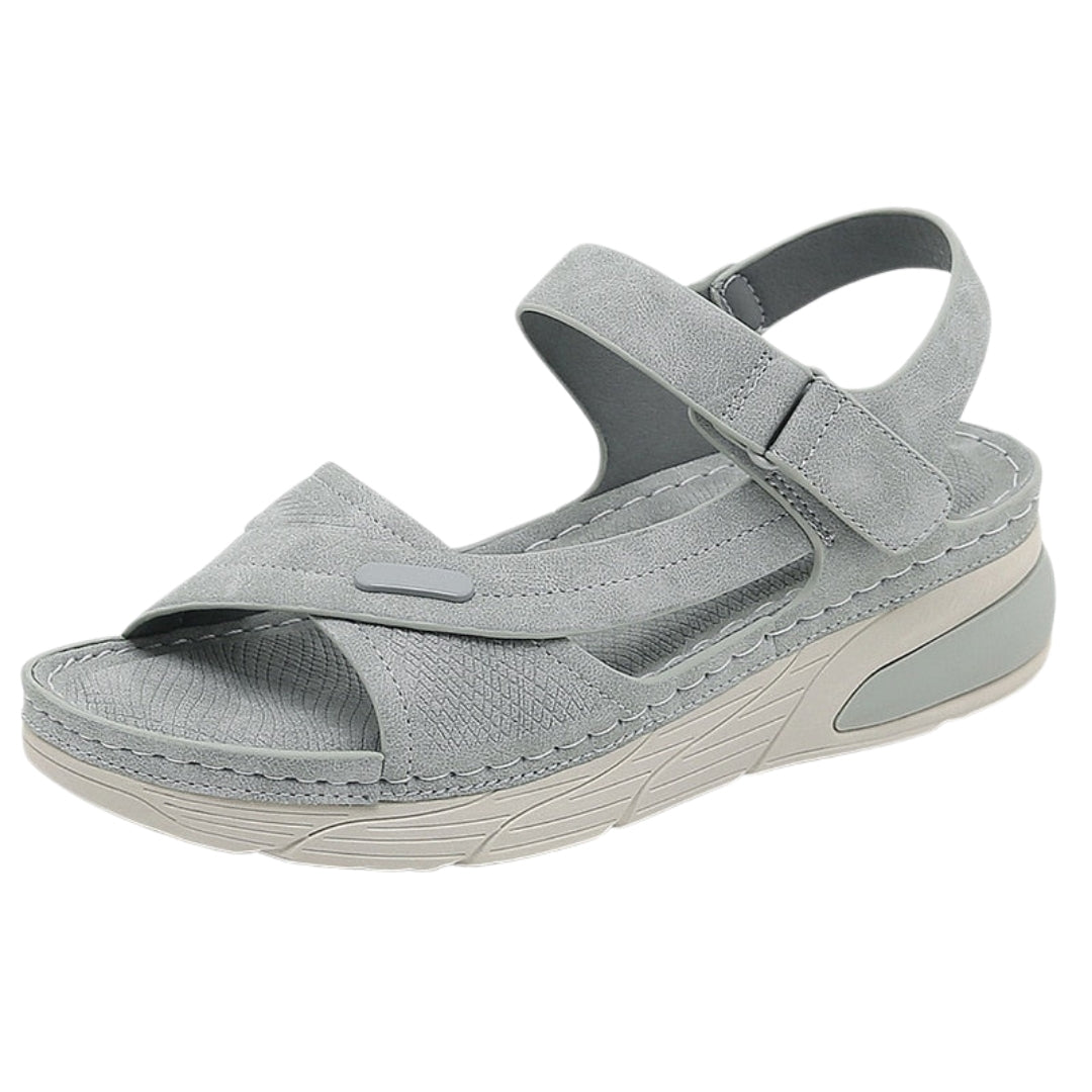 Xavia | Adjustable Strap Sandals with Contoured Sole