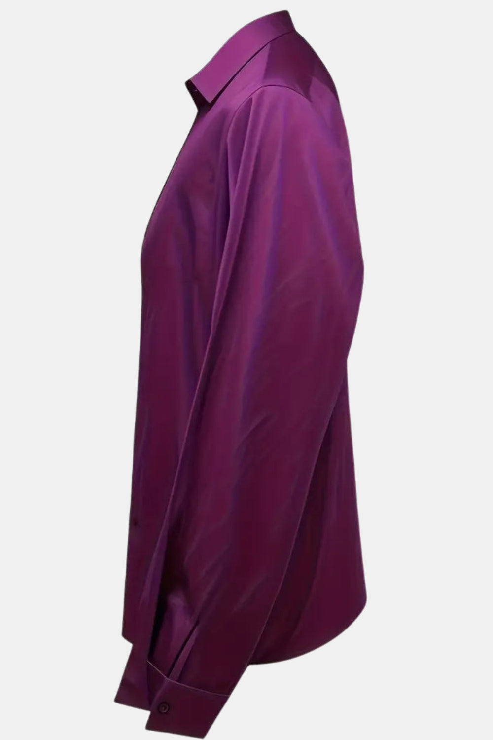 Yardleyra | Satin V Neck Blouse with Collared Detail