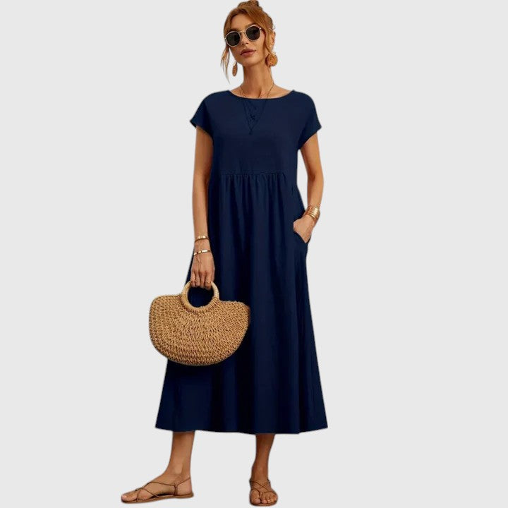 Zarevia | Chic Maxi Dress with Pockets