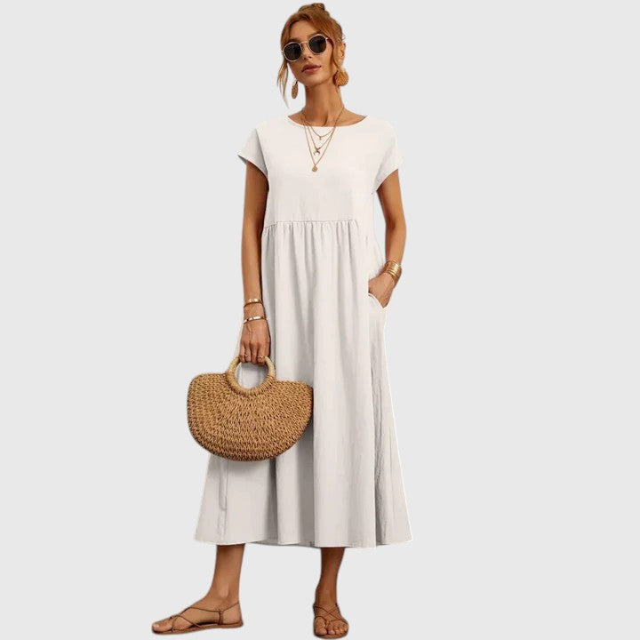 Zarevia | Chic Maxi Dress with Pockets