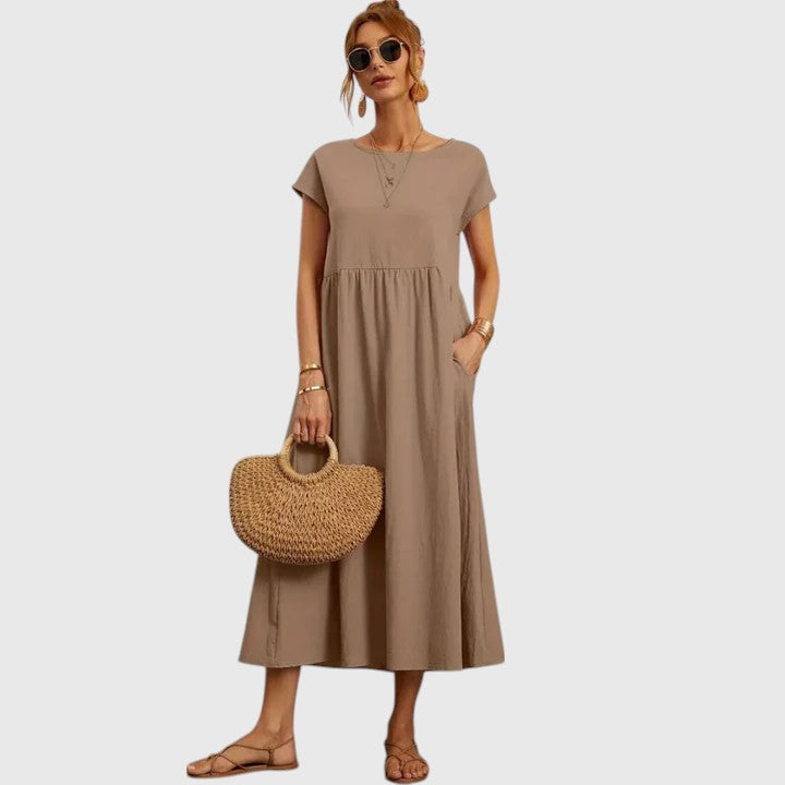 Zarevia | Chic Maxi Dress with Pockets