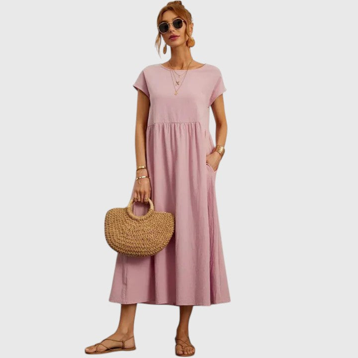 Zarevia | Chic Maxi Dress with Pockets