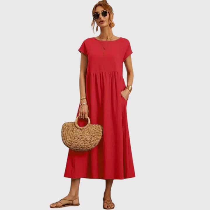 Zarevia | Chic Maxi Dress with Pockets