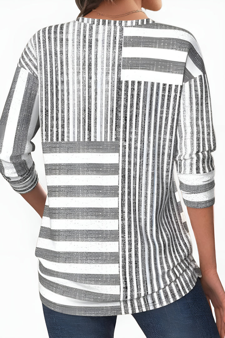 Zorissa | Striped Long Sleeve Top