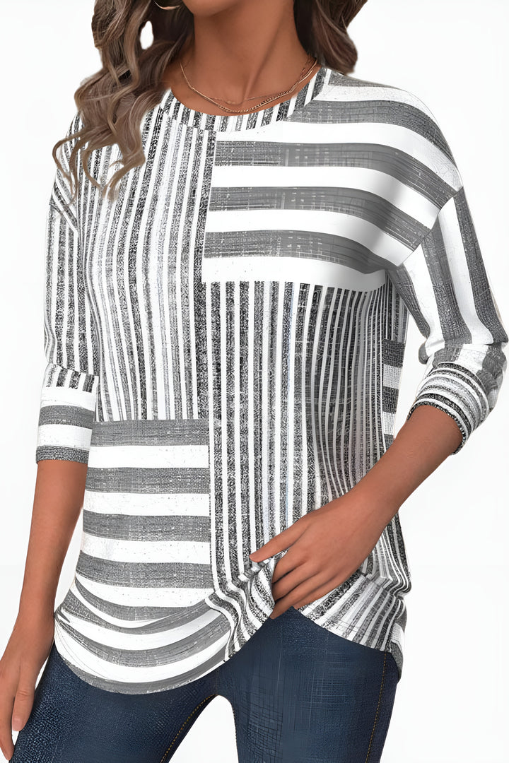 Zorissa | Striped Long Sleeve Top