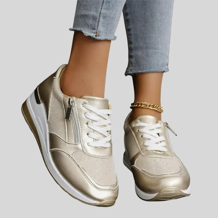Alexandra | Elegant Sneakers with Side Zip